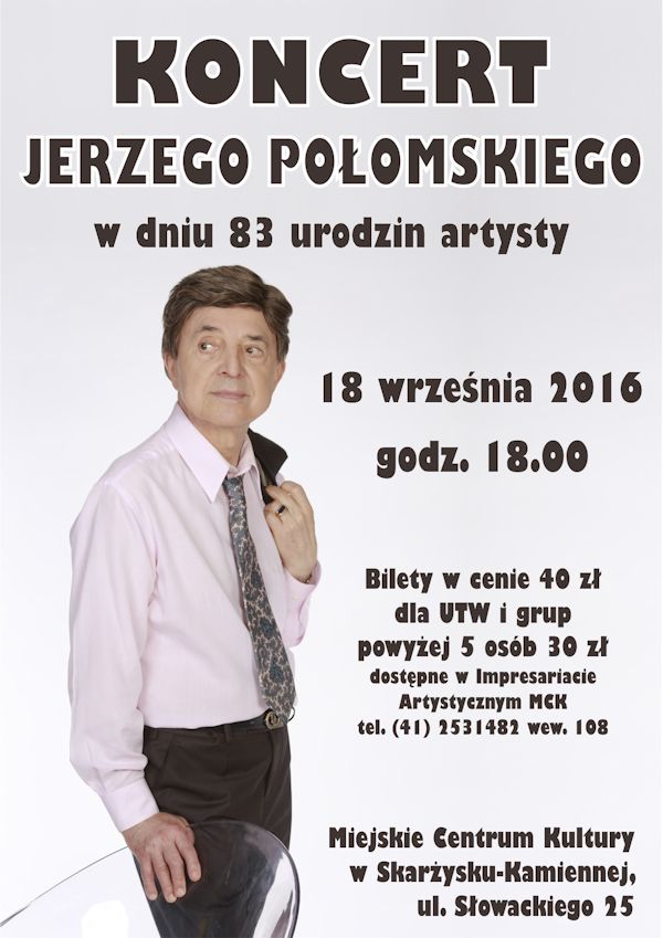 koncert jerzego polomskiego