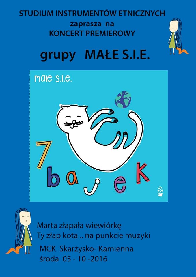 plakat koncert male SIE