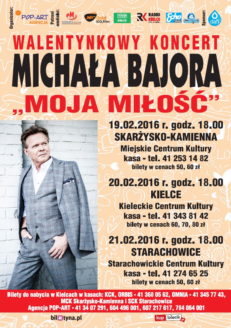 Michal Bajor plakat