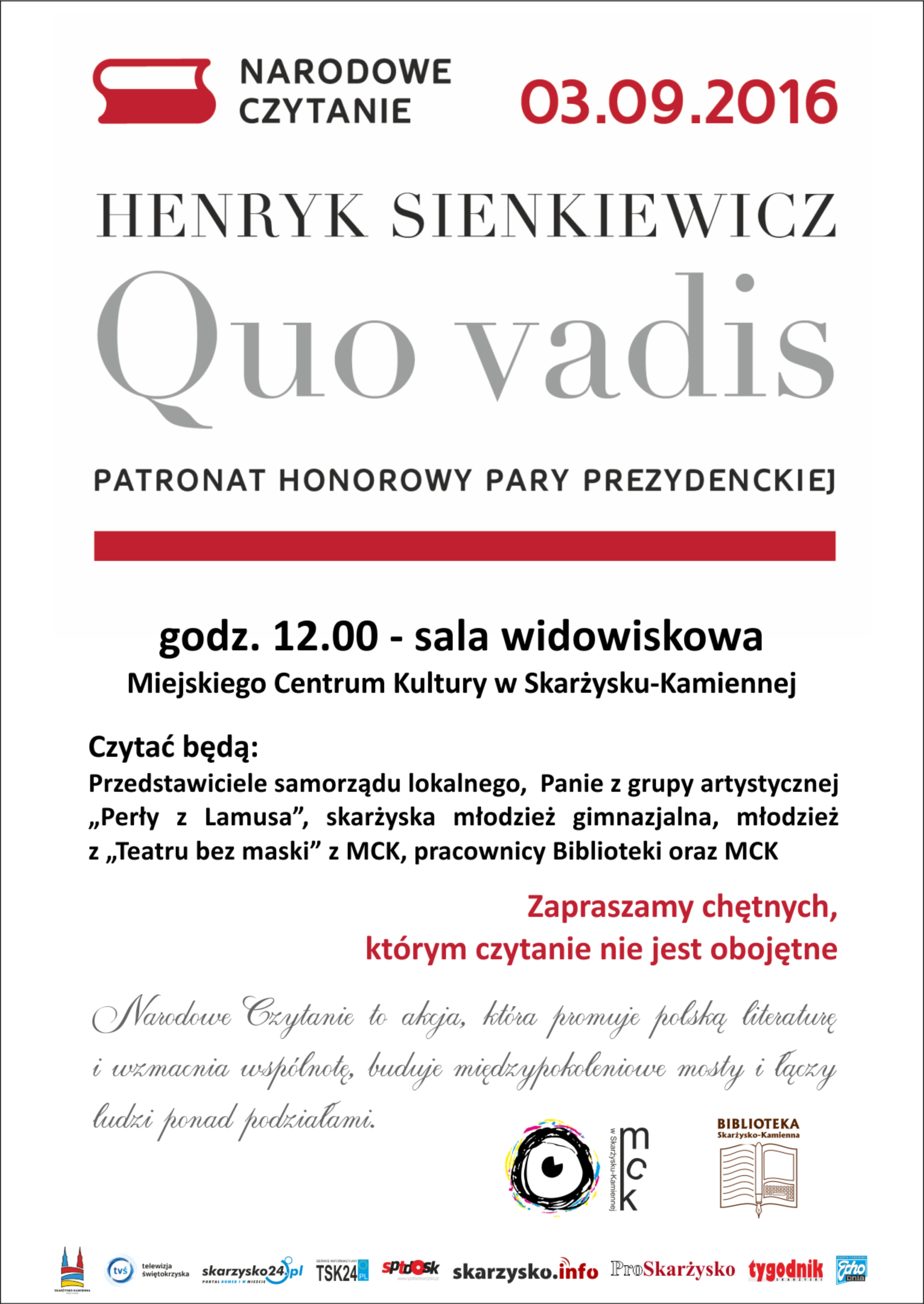 narodowe czytanie 2016