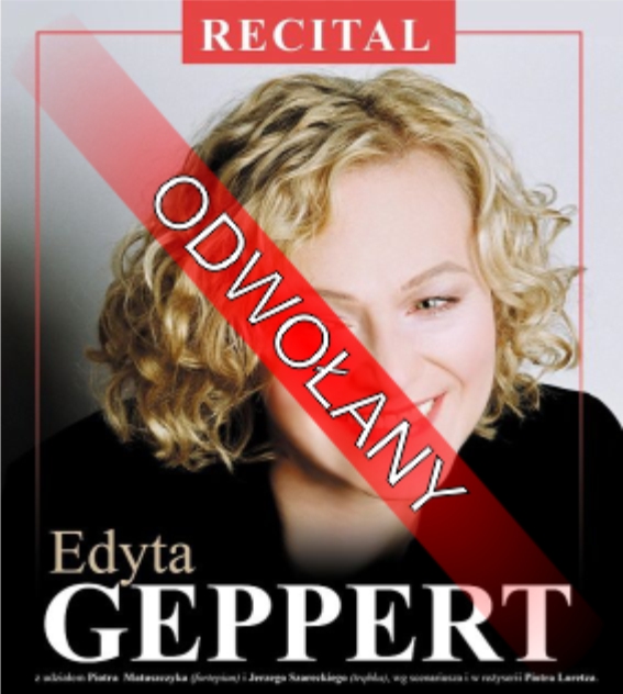 Plakat Edyta Geppert