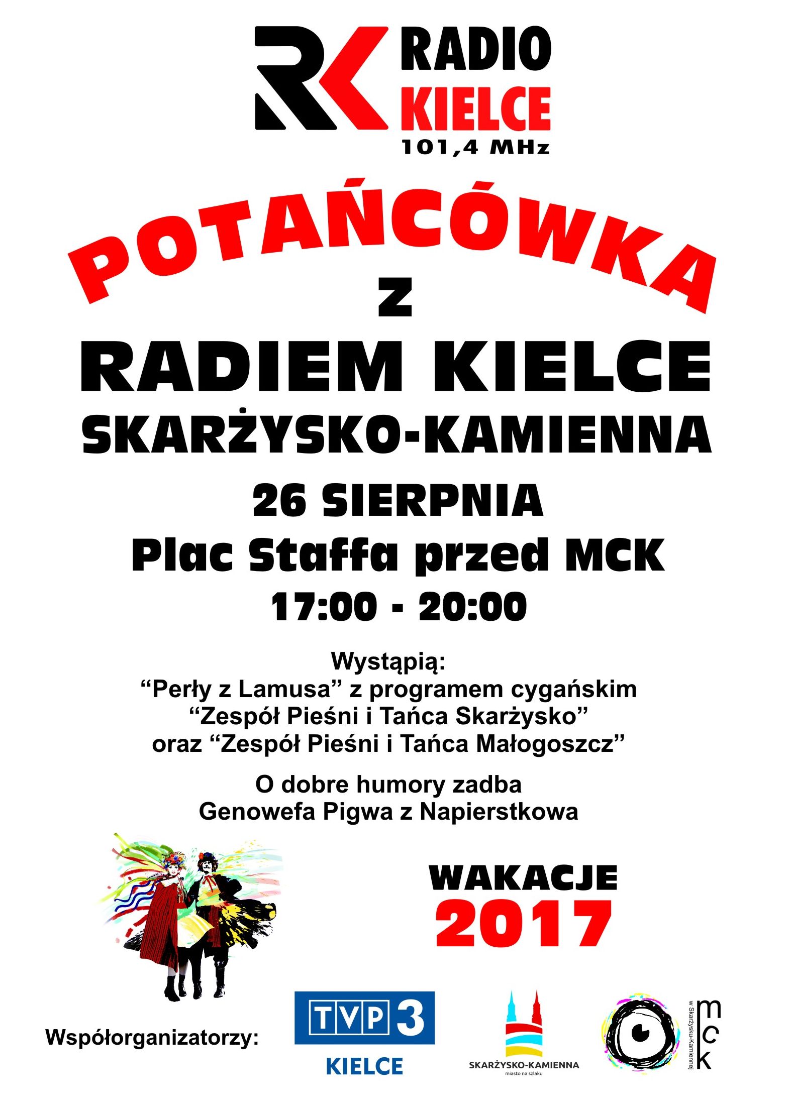 plakat potancowka z radiem kielce