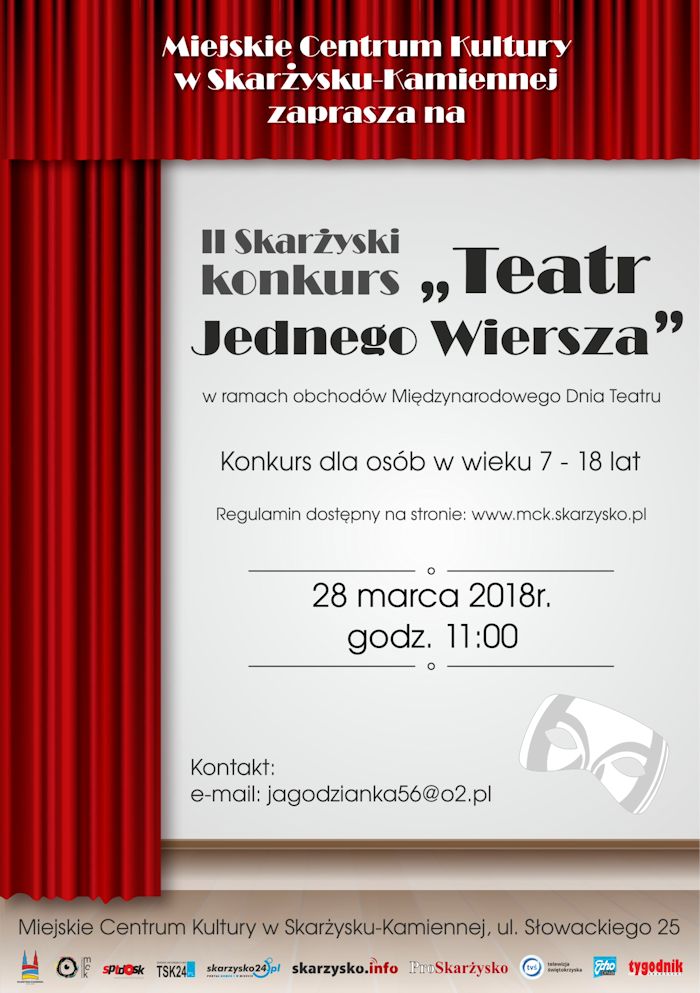 II konkurs teatr jednego wiersza