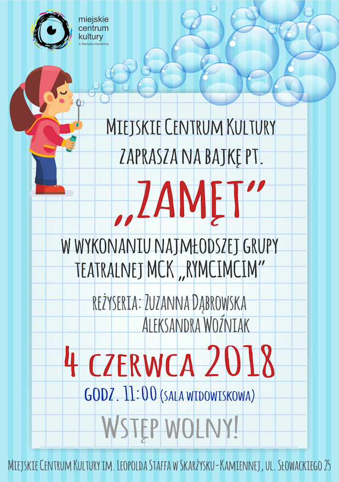 plakat bajka Zamet