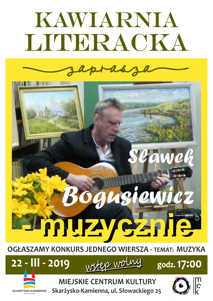 kawiarnia literacka Slawek bogusiewicz