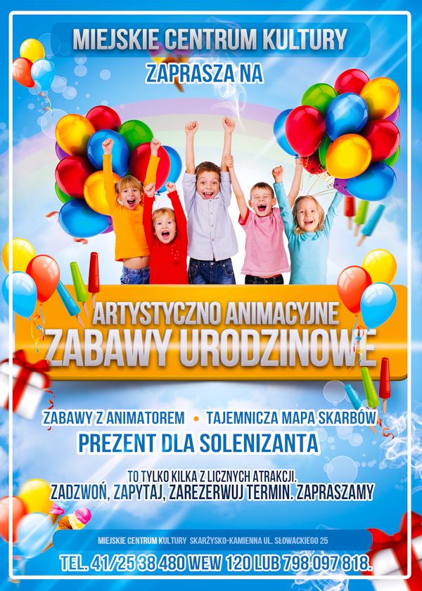 plakat Urodziny w&nbsp;MCK