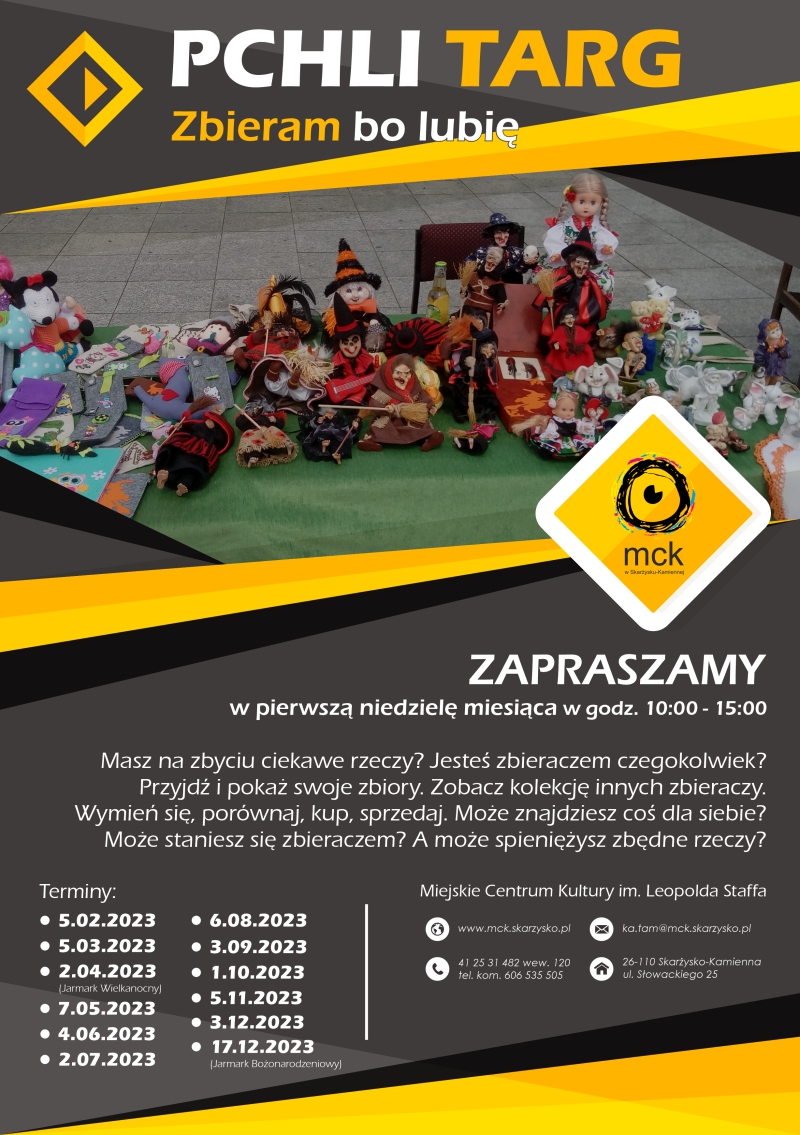 pchli targ plakat