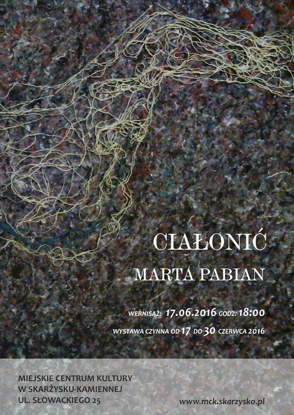 plakat wystawa Cialonic