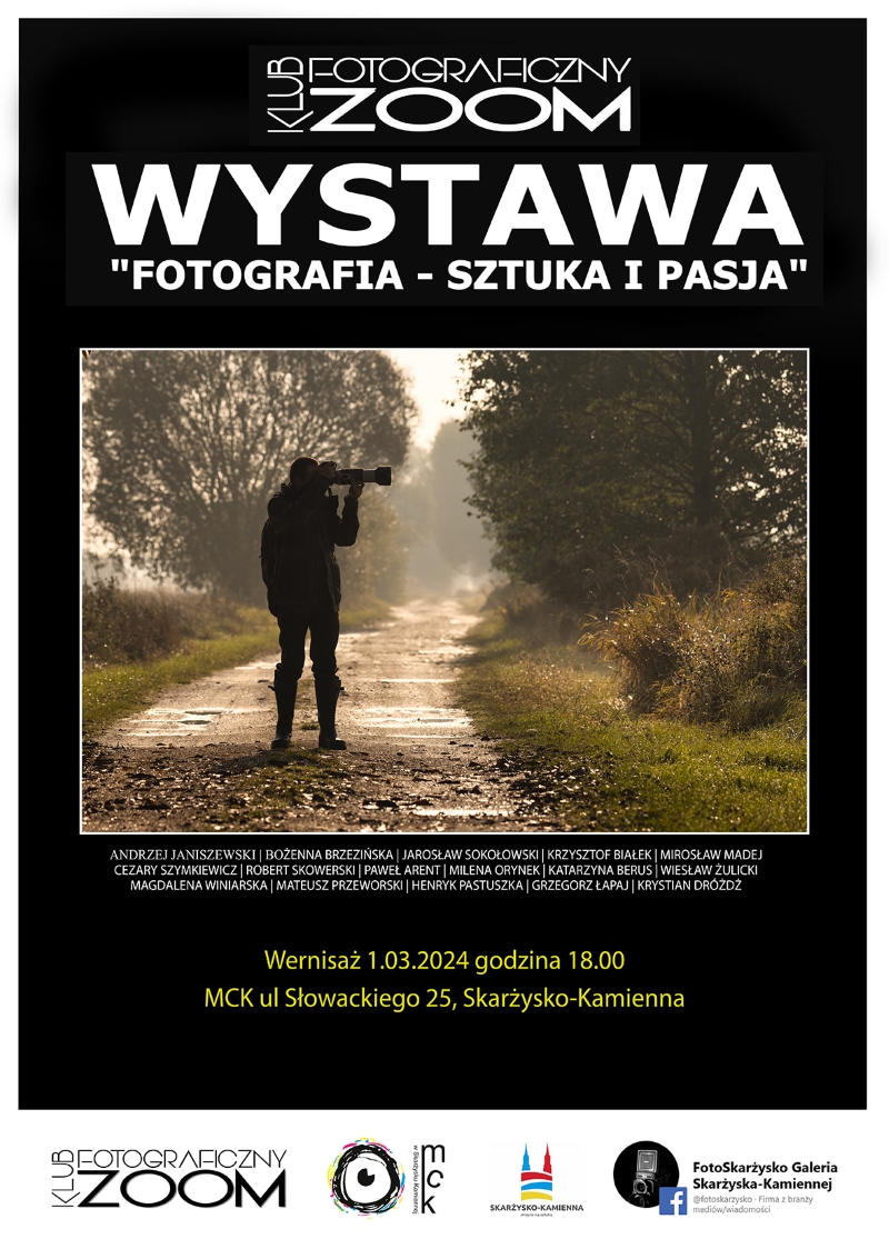 plakat wytawa Fotografia Sztuka i pasja 2024